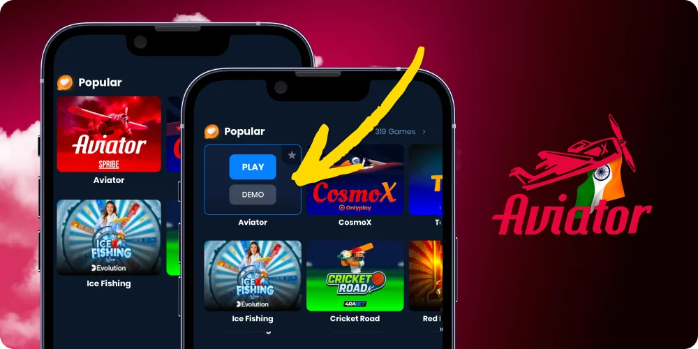 Starting the Aviator game in free demo mode online